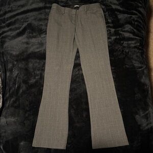 Express Woman’s Charcoal Plaid Dress Pants